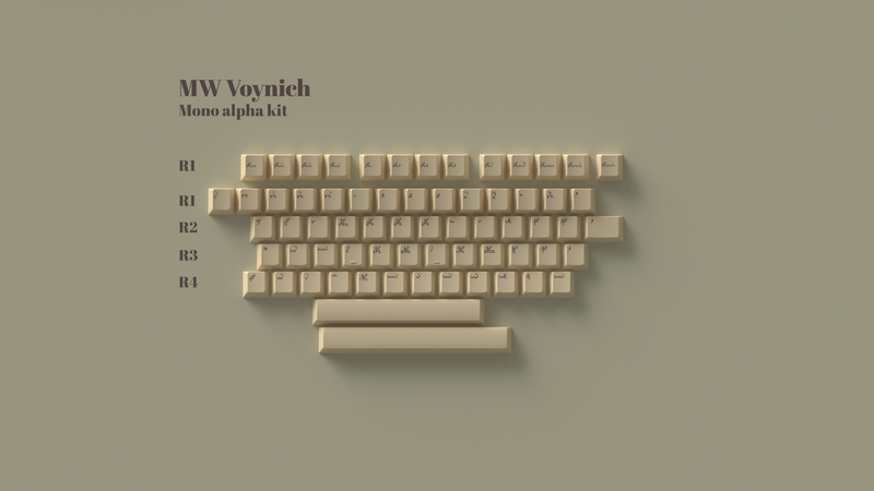 [In Stock Extras] MW Voynich